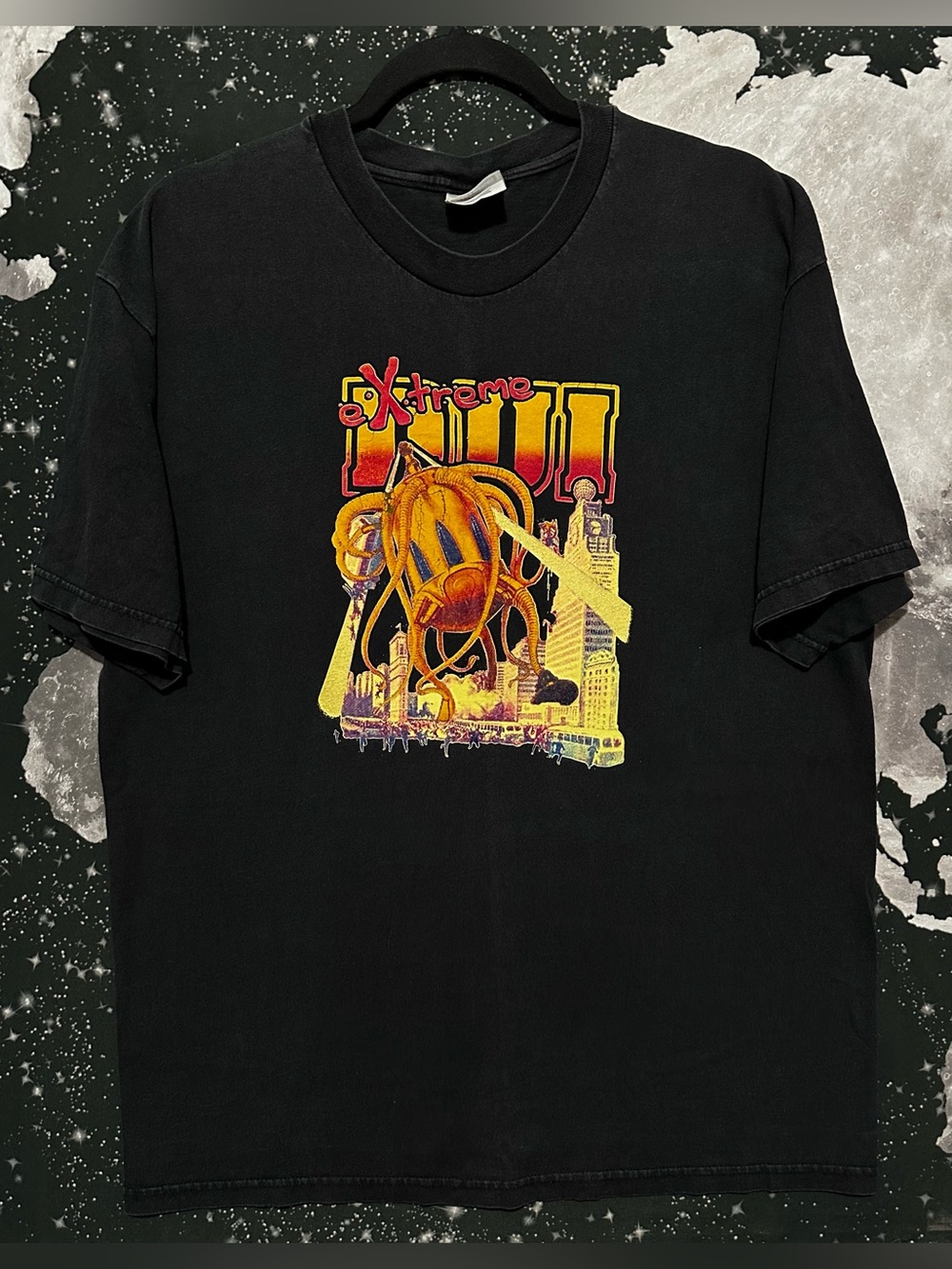 Extreme DUI Band Tentacle Alien Graphic Shirt